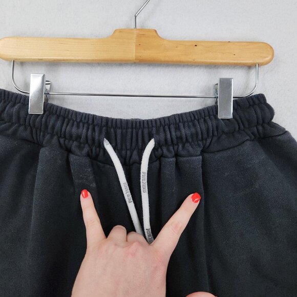 Palm Angels Shorts Mens XXL Black Teddy Bear Motif Sweat Lounge Cotton Blend - Picture 3 of 10